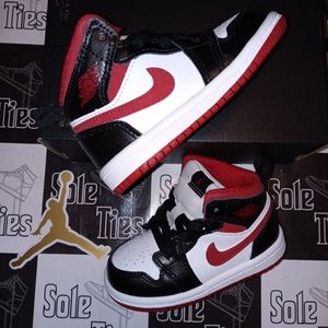 BabybNike Air Jordan 1 Mid Gym Red Toddler